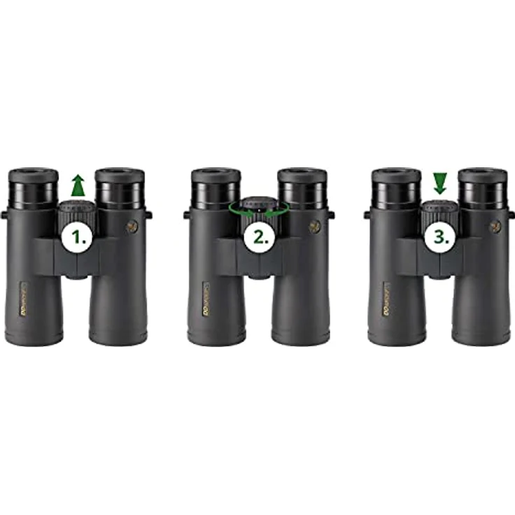DDoptics SHG 8x42 Fernglas, wasserdicht mit scharfer Bildwiedergabe bis 2m – Bild 3