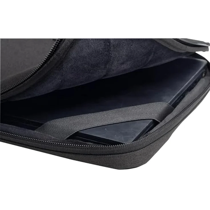 Exacompta Computerhülle, Schwarz, 37 x 28 x 2,5 cm, recyceltes rPET-Polyester, für 13-14 Zoll Laptops geeignet – Bild 5