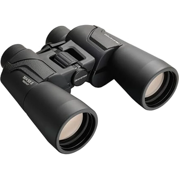 OM SYSTEM Fernglas 10x50 S, leichtgewichtiges Hochleistungsfernglas mit breitem Sichtfeld, Trageriemen und Tasche, 15 Jahre Herstellergarantie – Bild 1