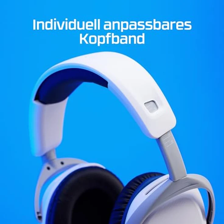 HyperX Cloud Stinger 2 Gaming Headset PS, Kabelgebunden, mit passiver Geräuschunterdrückung, Weiss – Bild 4