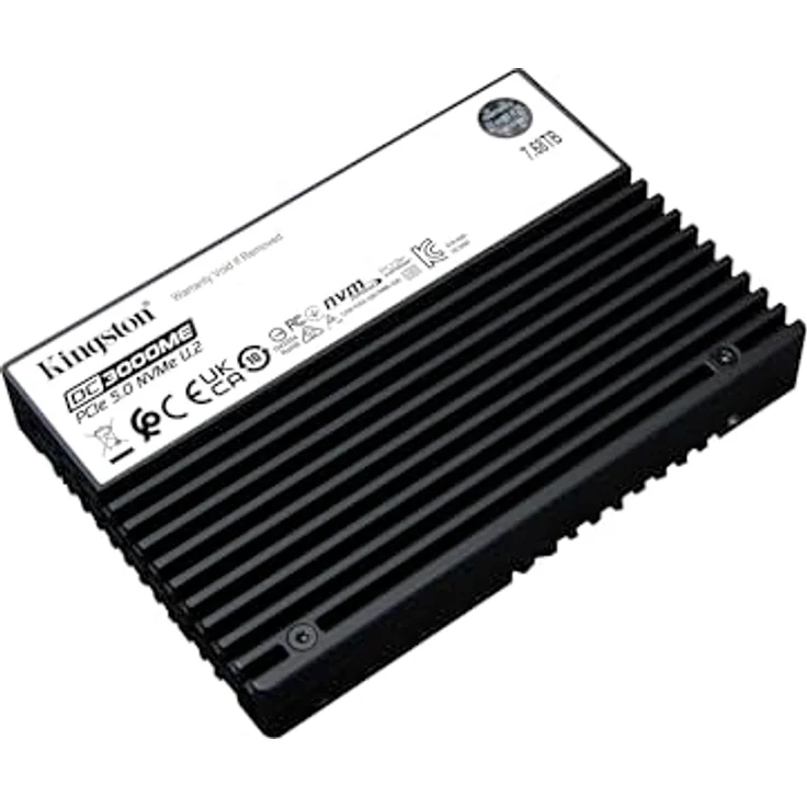 Kingston 7,68TB DC3000ME U.2 PCIe 5.0 NVMe TCG Opal Enterprise Gen5 SSD-SEDC3000ME/7T6, Rechenzentrums-SSD mit PCIe 5.0 Schnittstelle und AES-256-Bit-Verschlüsselung – Bild 2