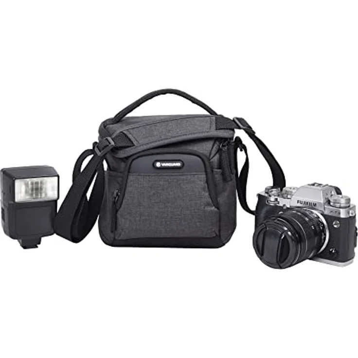 Vanguard Vesta Aspire 15GY, Schultertasche für Fotoequipment mit Rundumpolsterung, kompakt und stylisch, grau – Bild 3