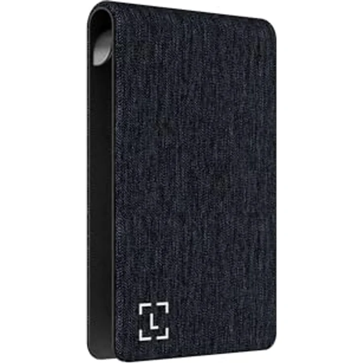 Ledger Nano Gen 5 Magnet Folio, Schutzhülle aus strapazierfähigem Nylon mit Mikrofaserauskleidung, business charcoal – Bild 3