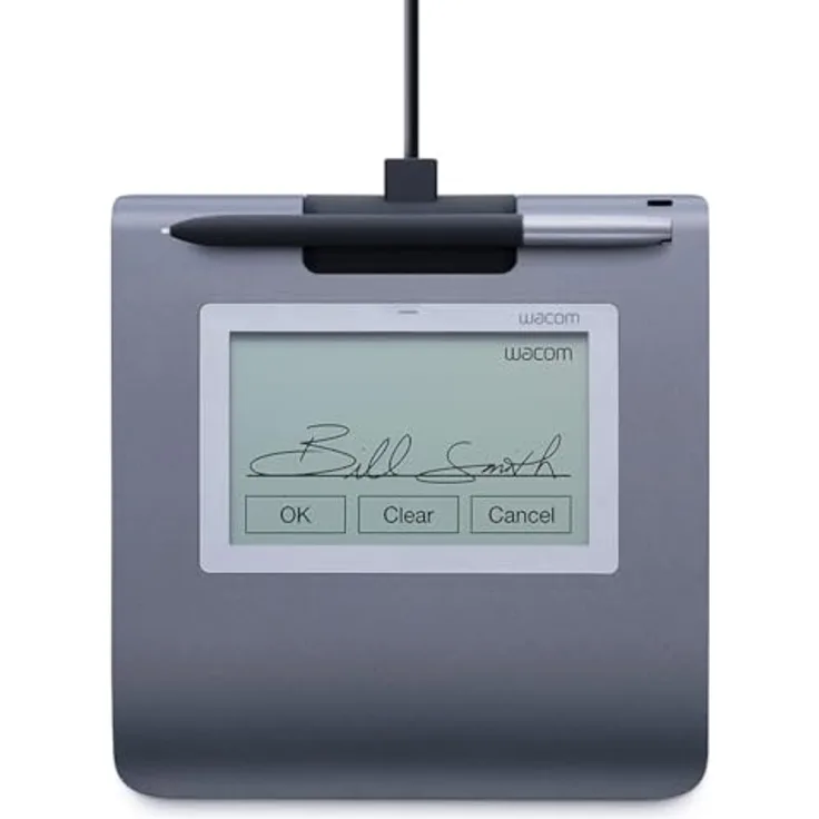 Wacom Unterschriftenerfassungstablett STU-430, LCD-Display, 4.5 Zoll, Grau