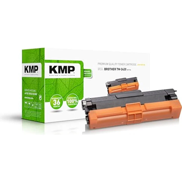 KMP Tonerpatrone B-T116, schwarz, ersetzt Brother TN2420 für 3000 Seiten, geeignet für Brother Druckermodelle – Bild 2