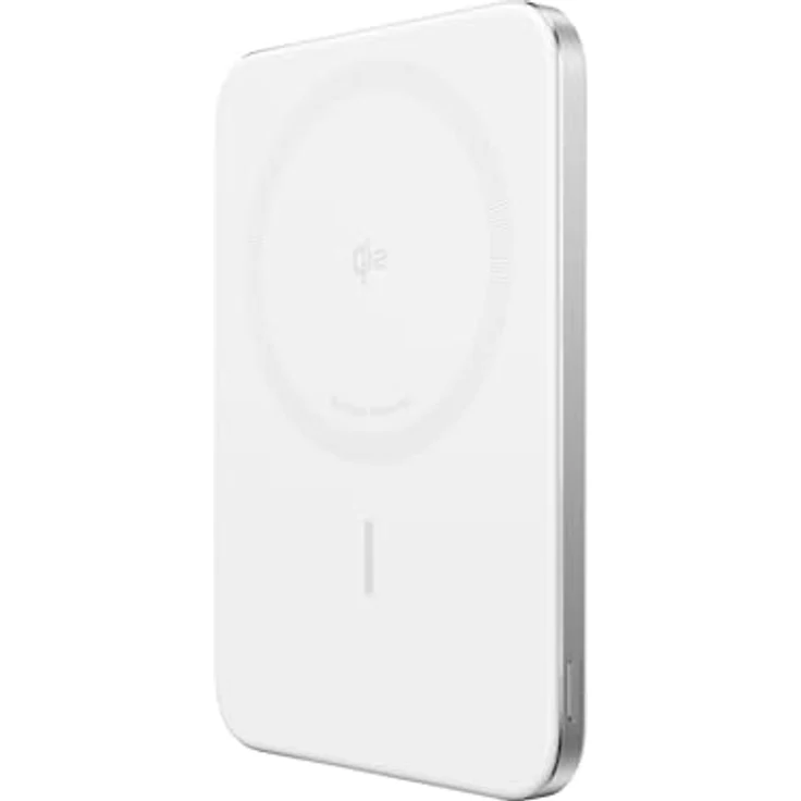 Anker MagGo Power Bank 5K Slim, 5000 mAh, 15 W, kompakte Powerbank, Weiß – Bild 1