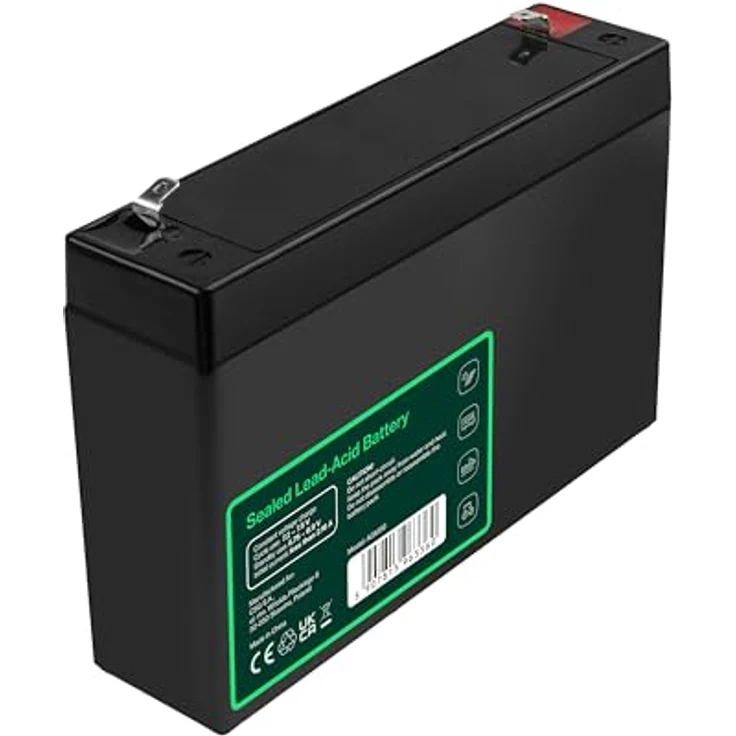 Green Cell® AGM 6V 7,2Ah VRLA Bleiakku, wartungsfrei und zyklenfest für Elektro-Spielzeug, Alarmanlagen und USV-Systeme – Bild 5