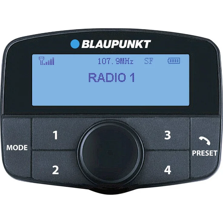 Blaupunkt DAB'N'PLAY 550 DAB+ Empfänger mit Freisprechfunktion und Audio Streaming für Autoradios, inkl. Fernbedienung und Scheibenklebeantenne
