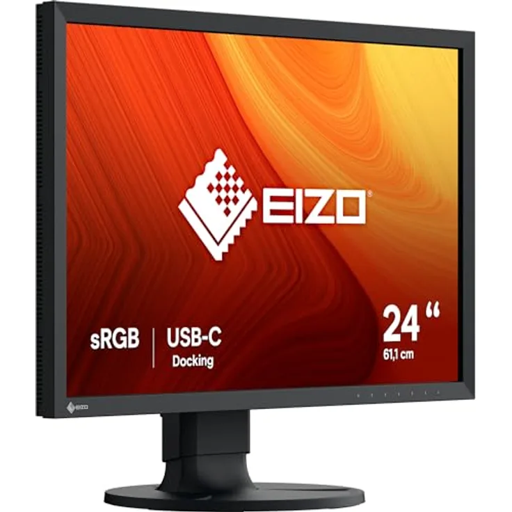EIZO ColorEdge CS2400R, 24,1" IPS Monitor, 1920 x 1200 WUXGA, 60Hz, sRGB, Hardware-Kalibrierung, USB-C