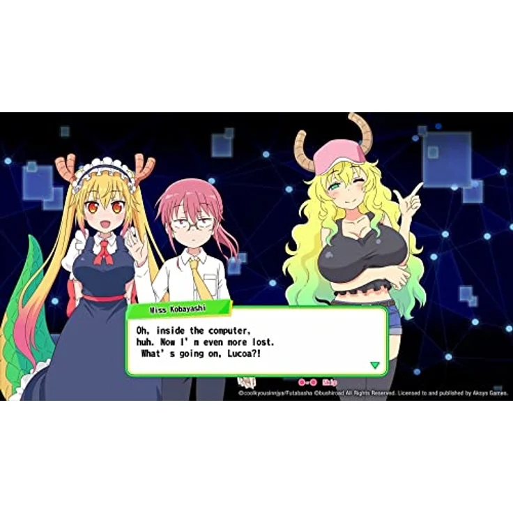 Aksys Miss Kobayashi's Dragon Maid: Burst Forth!! Choro-gon☆ Atem (Schalter) Nintendo Switch Game in bunter Darstellung – Bild 2