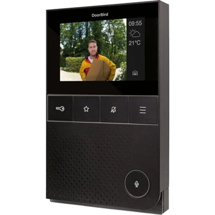 DoorBird D11 BusinesSet, Edelstahl V2A Video-Türsprechanlage mit HD-Videoübertragung und Innenstation, IP65, Geofencing, Nachtsichtmodus – Bild 3
