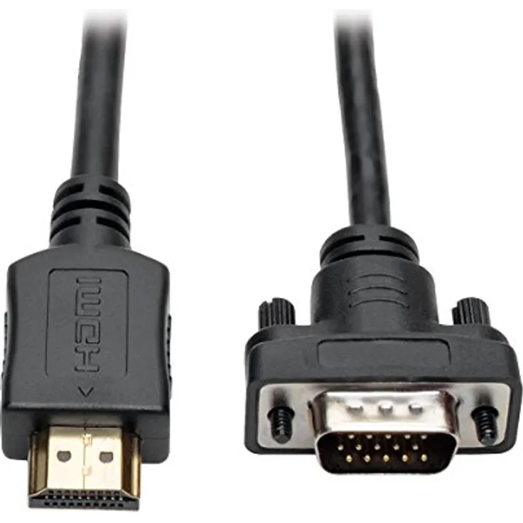 Tripp Lite P566-006-VGA Aktiver HDMI-auf-VGA-Kabel-Adapter und Videokonverter, HDMI-auf-Niedrigprofil-HD15 (M/M), 1,80 m