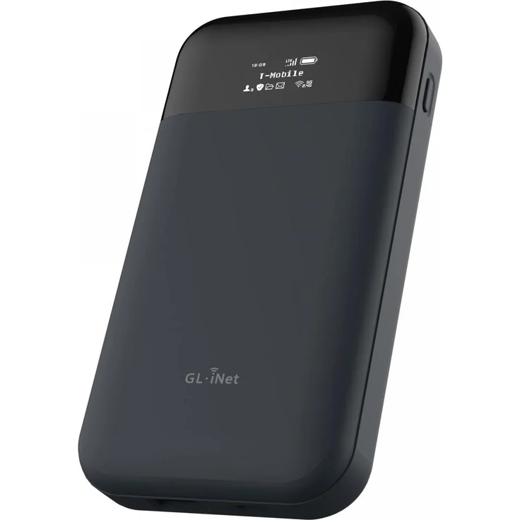 Allnet LTE Mobile/Travel Router MiFi MUDI-CAT4 v2 GL-E750v2, tragbarer WLAN-Router mit 7000 mAh Akku, TF-Kartensteckplatz für 1TB, OpenWRT, OLED-Display