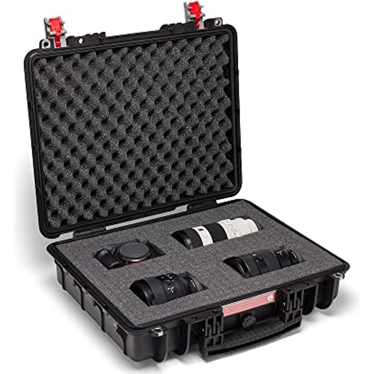 Manfrotto PRO Light Tough 47F, Hartschalenkoffer für Fotografie und Videografie, Handgepäckgröße, Gepolsterter Koffer, Luftdichter Verschluss und Vorgeformter Schaumstoff, IP6 – Bild 2