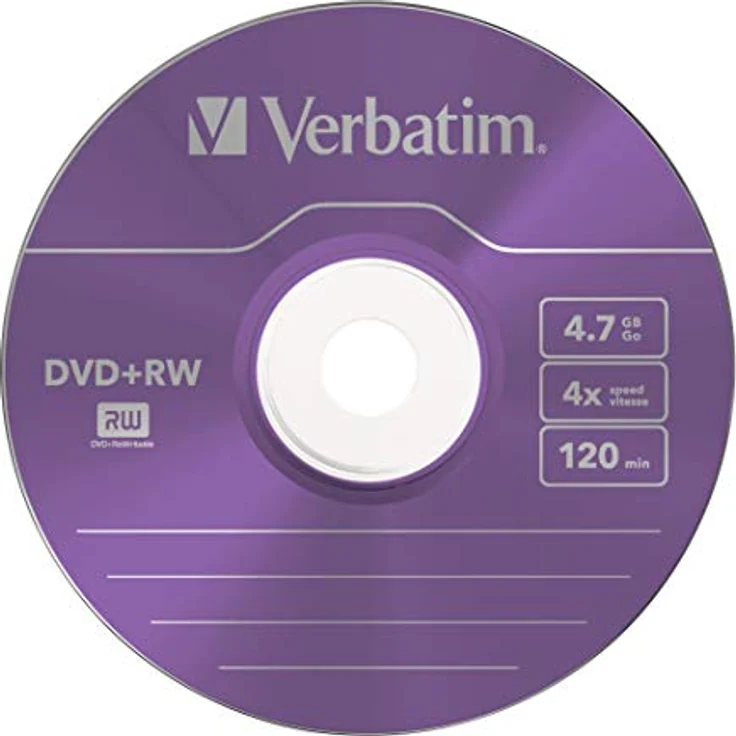 Verbatim DVD+RW 4,7 GB - 4-fache Brenngeschwindigkeit - hohe Lebensdauer - Kratzschutz - 5 Stück - Preisvergleich – Bild 7