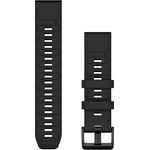 Garmin QuickFit 22 mm Silikon Uhrenarmband, verstellbares Wechselarmband für Garmin-Uhren, schwarz