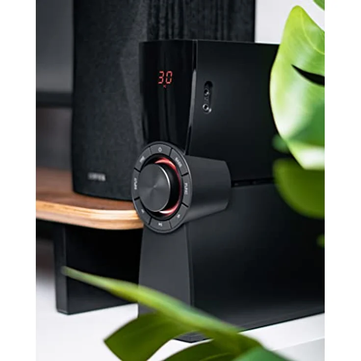 Edifier CX7 Aktives 2.1 Home-Entertainment-System mit Bluetooth V5.0, 21cm (8 Zoll) Subwoofer und Infrarot-Fernbedienung: Perfekt für TV, PC, Notebook etc., Schwarz - Preisvergleich – Bild 4