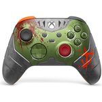 Xbox Wireless Controller – DOOM: The Dark Ages Limited Edition, mattgrün mit 3D-Effekten und Download für DOOM Slayer Executioner-Skin