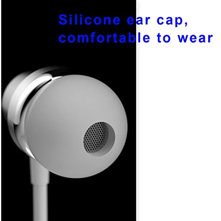 Dudao X10 Pro In-Ear Headset, 3,5 mm Mini Jack, Weiß, mit Fernbedienung und Mikrofon, ergonomisches Design, klarer Sound, 1,2 m Kabel – Bild 4