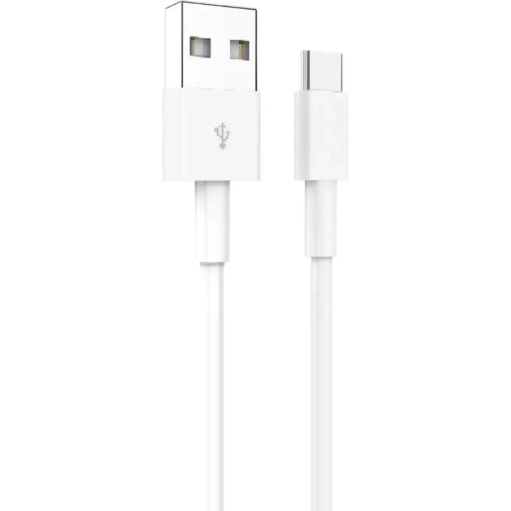MobileKing USB-C zu USB-A Schnell-Ladekabel, 1m in Weiß, kompatibel mit Smartphones und Tablets