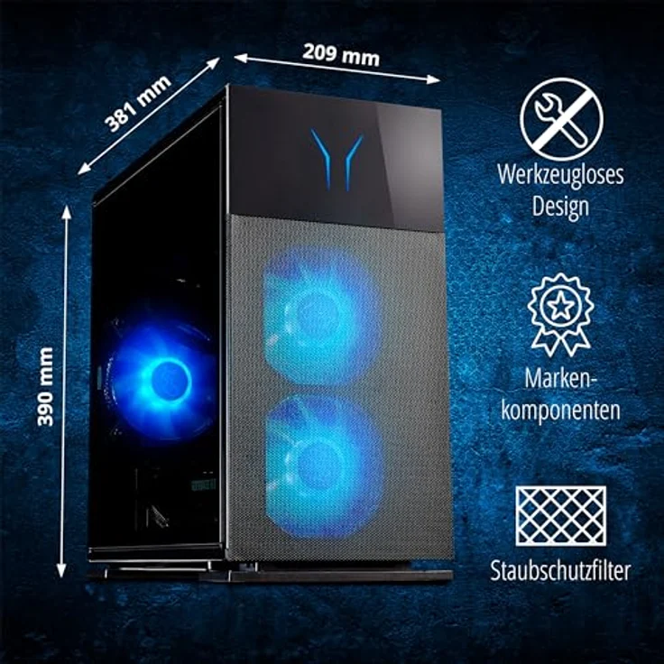 Medion ERAZER Engineer X30 Gaming PC, Intel Core i7-14700F, RTX 4070 SUPER, 1TB SSD, 16GB RAM, Windows 11 Home – Bild 3