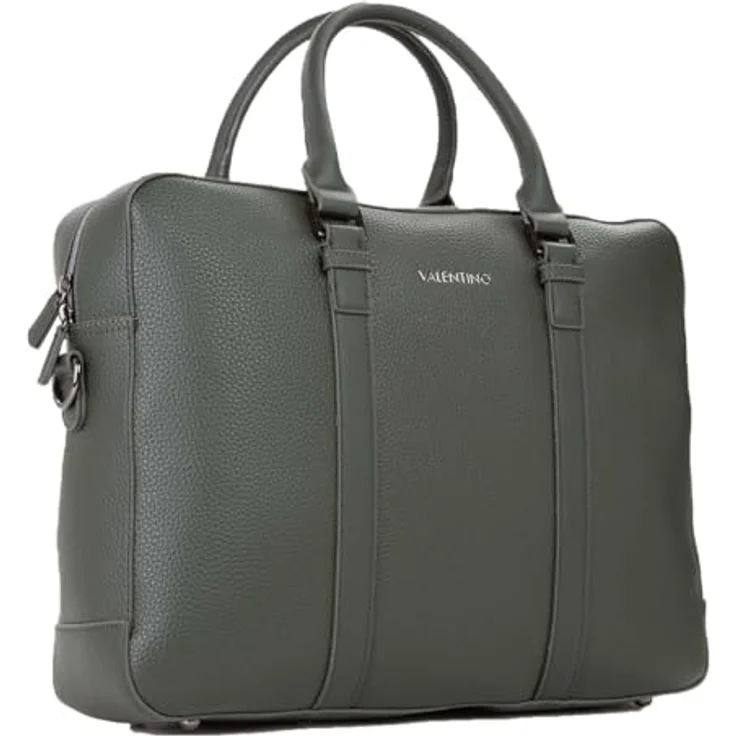 Valentino Efeo Aktentasche, 41 cm Notebooktasche mit Laptopfach (17"), Grün, geräumig mit Organisern und Innentasche – Bild 2