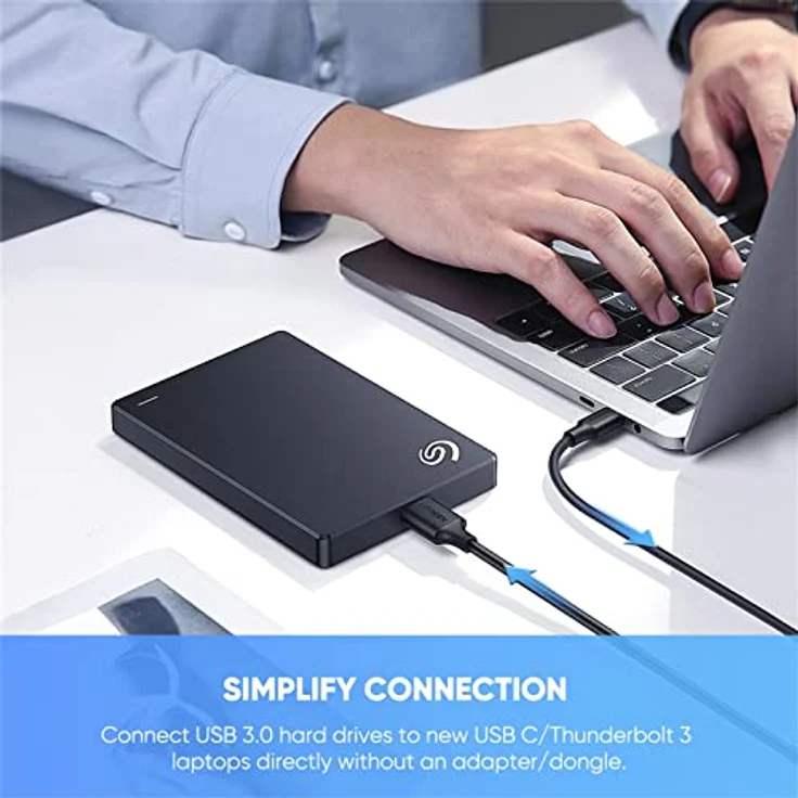 UGREEN USB-C auf USB 3.0 Micro B Kabel, schnelles Laden und Synchronisieren von Daten, 91 cm – Bild 2