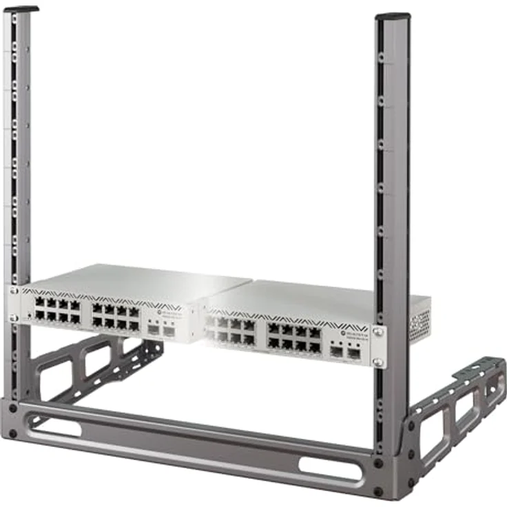 MikroTik RMK-2X10/19, Rack-Montage-Kit für 10 Zoll Geräte, schwarz – Bild 2