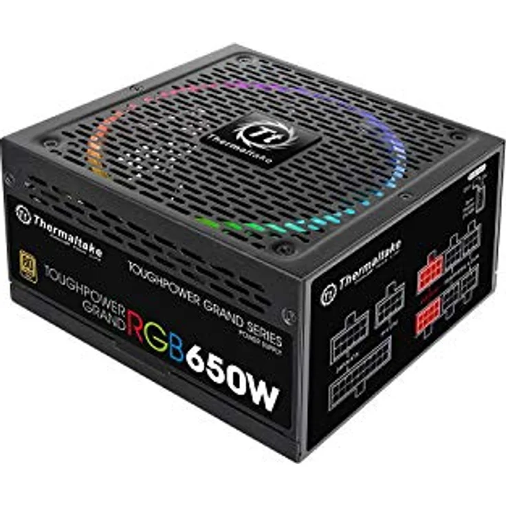 Thermaltake Toughpower Grand RGB 650W Gold PC-Netzteil, schwarz – Bild 9