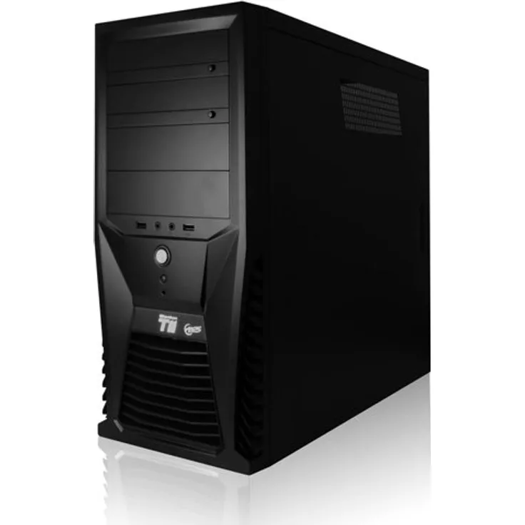 Gehäuse ATX Arctic Silentium T11 Full Black Mid Tower o. Net (PCACO-PCS1104-CB)