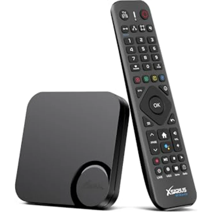 Xsarius Pure 4+, 4K UHD IPTV Player mit Android 14, 2GB RAM, 32GB Flash, Dual-WiFi, HDR10+ und Bluetooth 5.0 – Bild 2