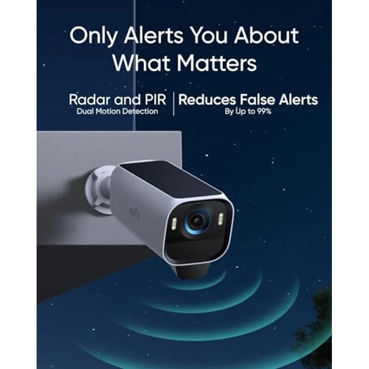 eufy eufyCam S3 Pro Add-on Außenkamera, Farbe:Weiß - 4K Video-Qualität, Radargestützte Bewegungserkennung bis 12 Meter, Wetterfest nach IP67 – Bild 5