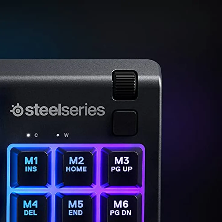 SteelSeries Apex 3 TKL - RGB Gaming-Tastatur - Kompakter Tenkeyless-Formfaktor - 8-Zonen-RGB-Beleuchtung - Französisch (AZERTY) Layout – Bild 3