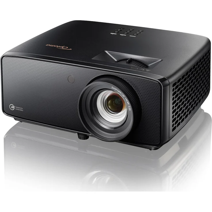 Optoma UZ38x 4K UHD Laser Heimkinoprojektor, 3800 Lumen, DuraCore-Technologie, PureEngine Ultra, Filmmaker Mode