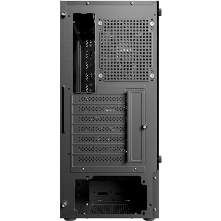 Antec AX26 RGB Elite, Midi Tower Gaming PC Gehäuse ATX mit 4 integrierten Lüftern, schwarz – Bild 3