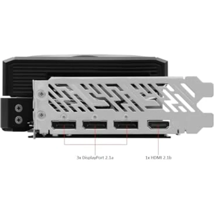 ASRock Radeon RX 9070 XT Steel Legend Dark, Grafikkarte mit 16GB GDDR6, 2970MHz Boost Clock, 3 x DisplayPort 2.1a, HDMI 2.1b – Bild 3