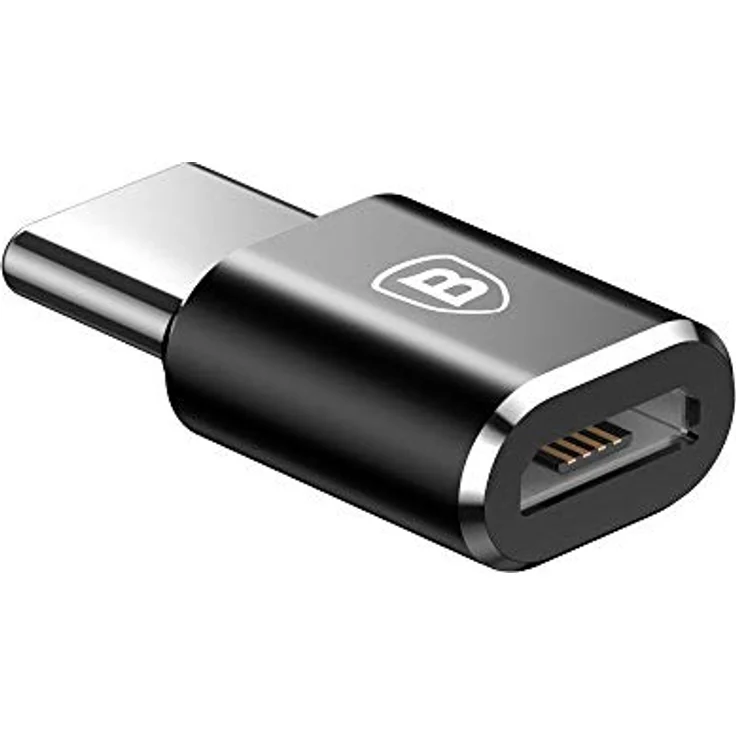 Baseus Adapter - Micro USB female to Type C male - (CAMOTG-01) Black – Bild 5