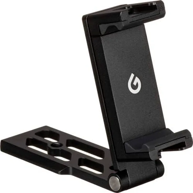 Godox Metal Collapsible Smartphone Bracket, Zusammenklappbare Halterung aus Metall für Smartphones, Schwarz