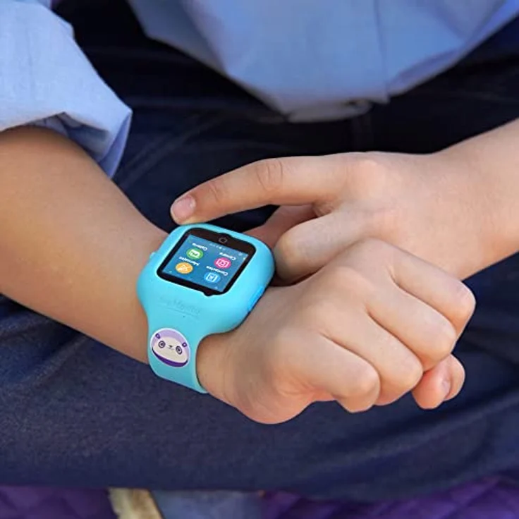 SoyMomo Smartwatch Space Lite - Kinder Handy GPS-Uhr mit 4G Kamera Telefon Anruf Sprachnachrichten IP65 Wasserresistent (Blue) – Bild 3