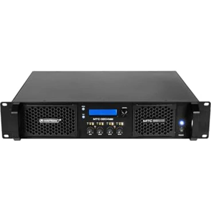 Omnitronic MTC-3204DSP PA Verstärker, 4-Kanal mit 4 x 800 W, DSP, Ethernet-Schnittstelle und 10-Band Equalizer, 19" Rackeinbau – Bild 6