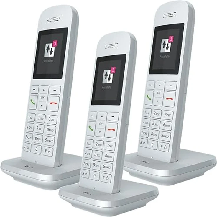 Telekom Speedphone 12 Trio weiß (Zusätzliches Mobilteil DECTfon) – Bild 2