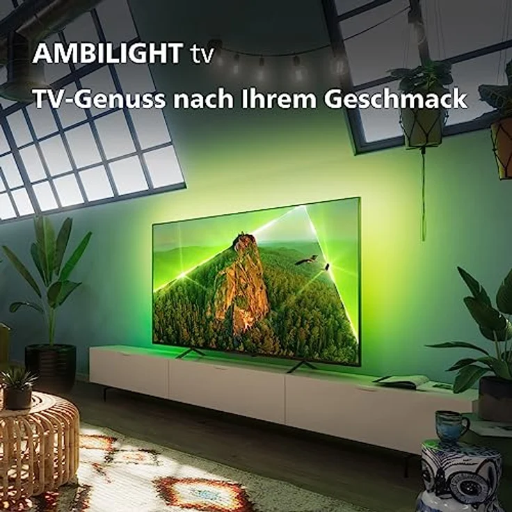 Philips Smart TV | 70PUS8108/12 | 177 cm (70 Zoll) 4K UHD LED Fernseher | 60 Hz | HDR | Dolby Vision | VRR | WiFi | Bluetooth – Bild 2