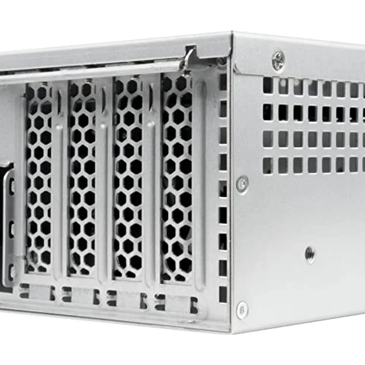 SilverStone SST-RM23-502-MINI, Rackmount Server Gehäuse 2U für Micro-ATX mit 2x 5,25-Zoll-Laufwerken, schwarz – Bild 7