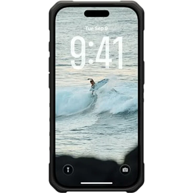 URBAN ARMOR GEAR Pathfinder MS Hülle für Apple iPhone 17 Pro, fallsicher nach Militärstandard, Wireless Charging und magnetisches Aufladen, Midnight Camo – Bild 4