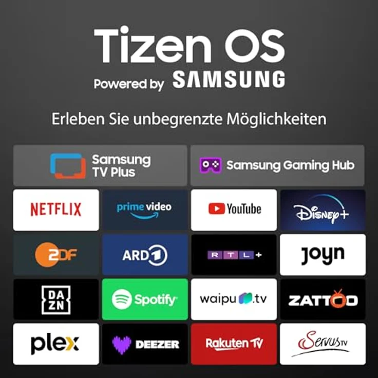 DYON ULTIMAX 40F-TI, 40 Zoll (100 cm) Full-HD Smart TV mit Samsung Tizen OS, Triple Tuner (DVB-C/-S2/-T2), Gaming Hub, Prime Video, Netflix, Disney+ [2025] – Bild 2