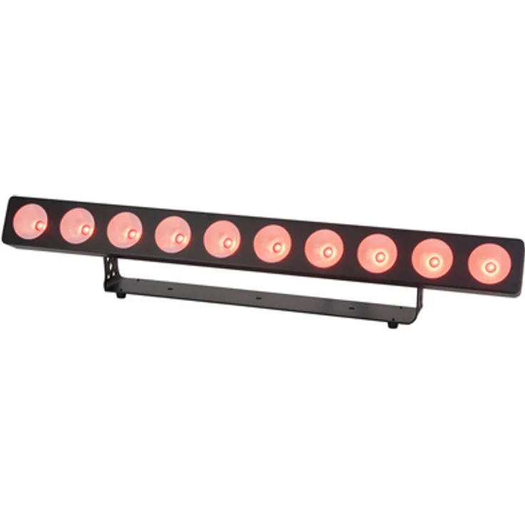 Eurolite LED Pixel Matrix Bar 10, RGB/WW Scheinwerfer mit 10x 12 W SMD 5050 4in1 QCL LEDs, DMX steuerbar, 9 integrierte Showprogramme