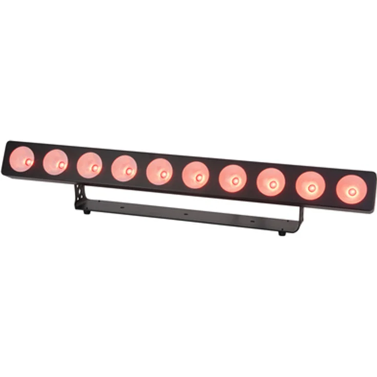 Eurolite LED Pixel Matrix Bar 10, RGB/WW Scheinwerfer mit 10x 12 W SMD 5050 4in1 QCL LEDs, DMX steuerbar, 9 integrierte Showprogramme