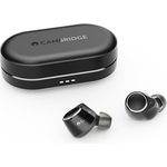 Cambridge Audio Melomania M100 Earbuds - In Ear True Wireless Kopfhörer mit aktiver Geräuschunterdrückung, Hi-Fi Sound, Bluetooth, kombinierte 52 Stunden Akkulaufzeit mit Ladecase - Schwarz