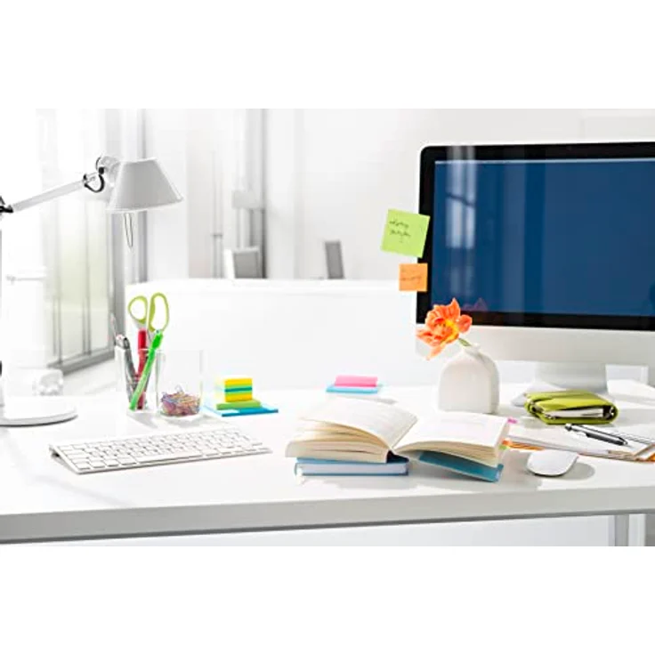 Post-it Notes Haftnotizblock Index Promotion Pack Index-Mini, 8 Farben + rote Index-Pfeile, 8 x 35 Streifen, 11,9 x 43,2 mm – Bild 3