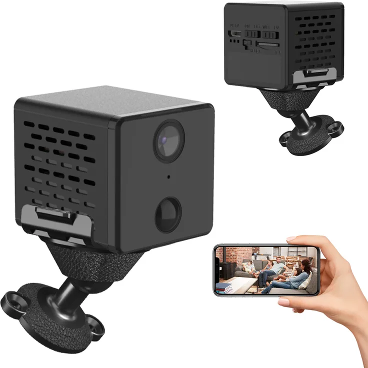 heylad Versteckte Mini-WIFI-Kamera CB71, 1080P HD mit PIR-Bewegungserkennung und 145° Blickwinkel, Outdoor-Cam
